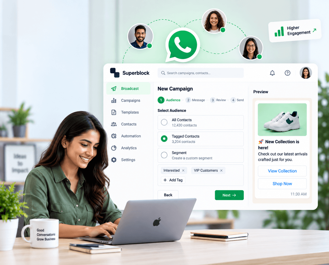 How WhatsApp Broadcast works