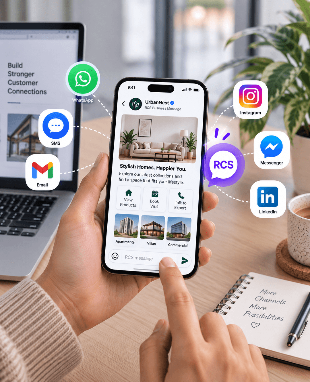 Connect RCS with every channel