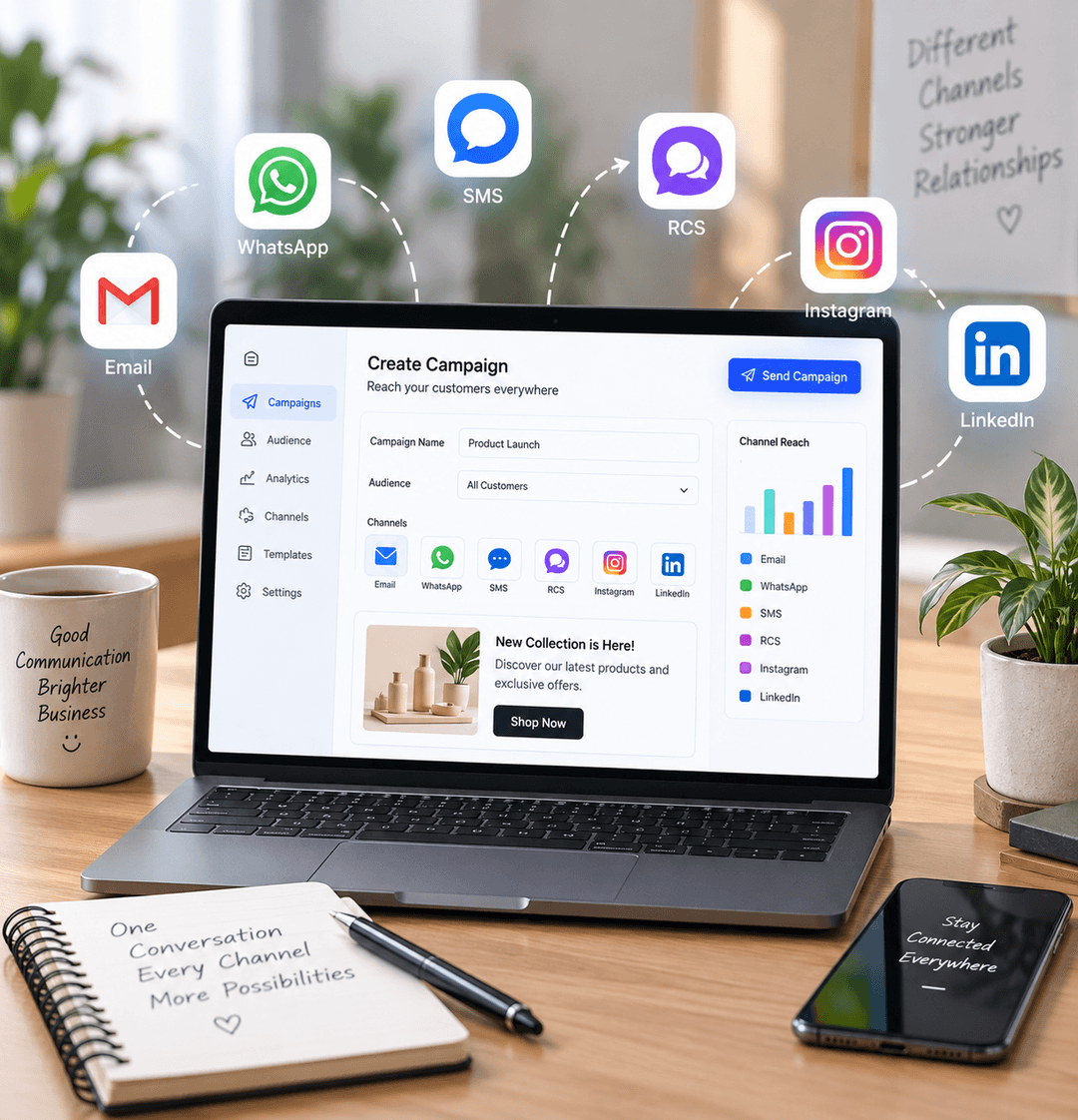 Connect email with every channel