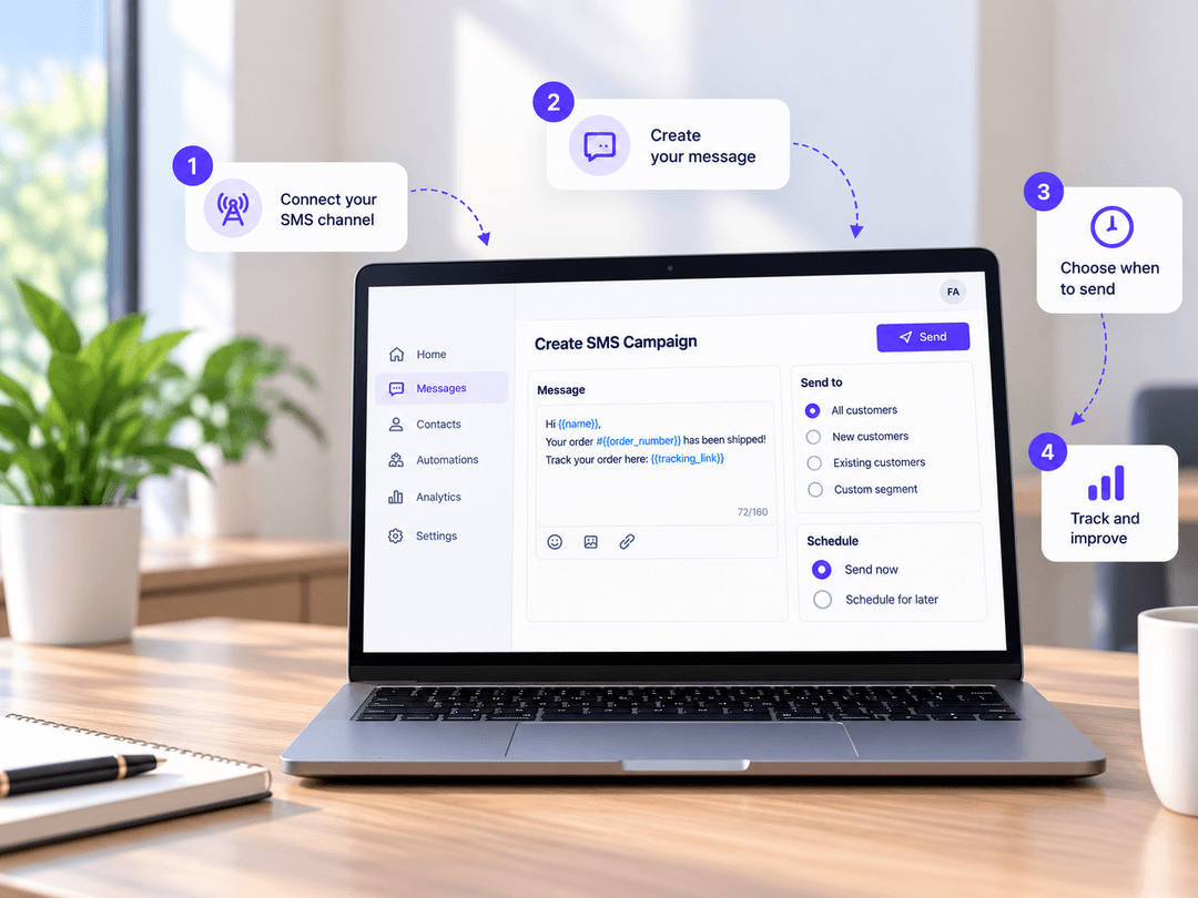 How SMS messaging works
