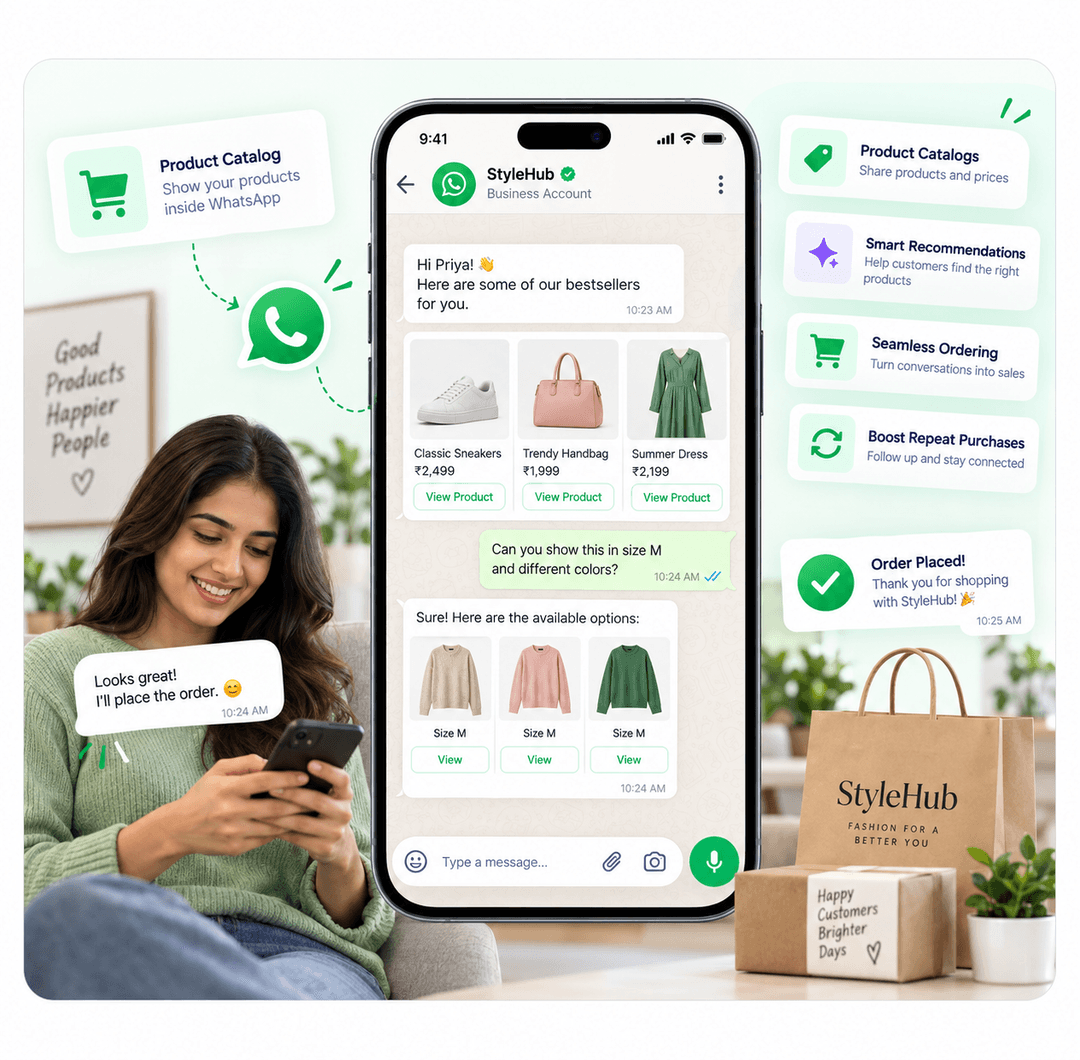 Sell directly through WhatsApp