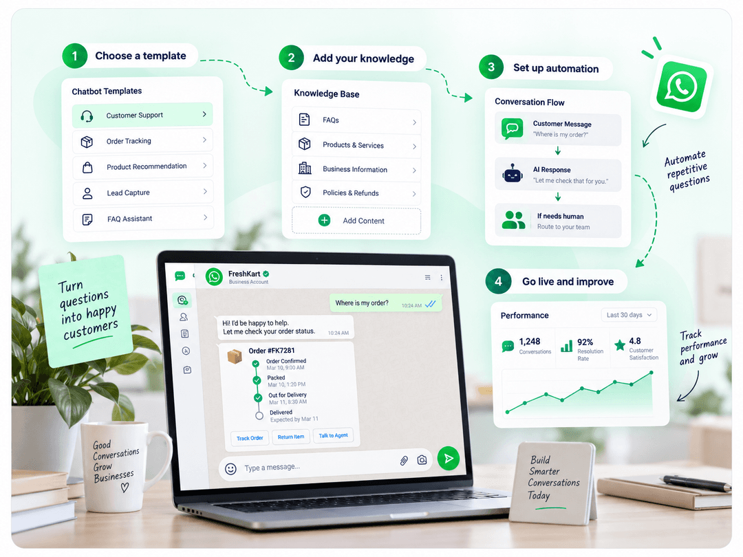 How WhatsApp AI Chatbots work